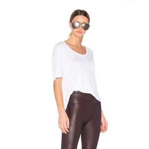 Spanx Ready to Wow Faux Leather Leggings Wine